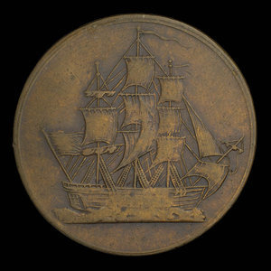 Canada, inconnu, 1/2 penny : 1812