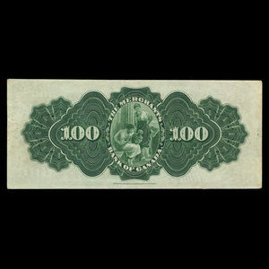 Canada, Merchants Bank of Canada (The), 100 dollars : 1 juin 1907