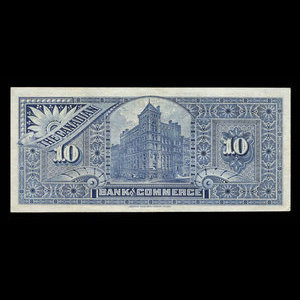 Canada, Canadian Bank of Commerce, 10 dollars : 1 mai 1912