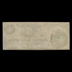 Canada, Colonial Bank of Canada, 1 dollar : 4 mai 1859