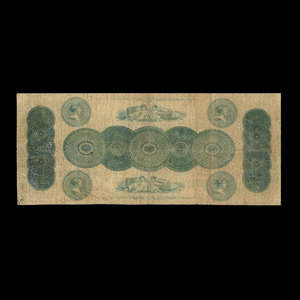 Canada, Bank of New Brunswick, 5 shillings : 1 juillet 1852