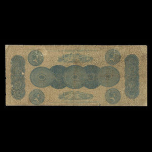 Canada, Bank of New Brunswick, 1 dollar : 1 novembre 1860