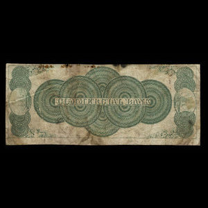 Canada, Commercial Bank of New Brunswick, 1 dollar : 1 novembre 1860