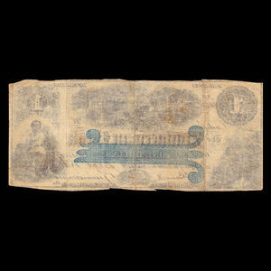 Canada, Zimmerman Bank, 1 dollar : 1 décembre 1856