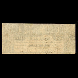 Canada, Gore Bank, 1 dollar : 2 juin 1856