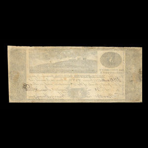 Canada, Bank of Upper Canada (Kingston), 5 dollars : 3 juin 1822