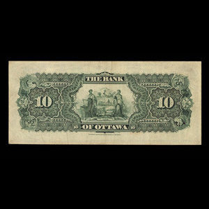 Canada, Bank of Ottawa (The), 10 dollars : 1 septembre 1913