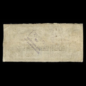 Canada, Commercial Bank of Newfoundland, 1 livre(anglaise) : 1 janvier 1874