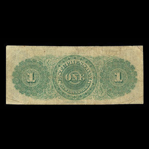 Canada, St. Stephen's Bank, 1 dollar : 1 mars 1880