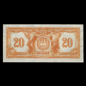 Canada, Canadian Bank of Commerce, 20 dollars : 2 janvier 1917