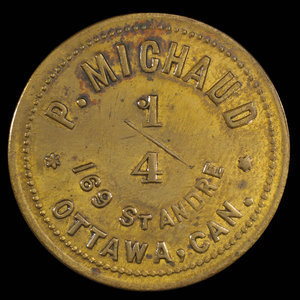 Canada, P. Michaud, 1 pinte de lait : 1895