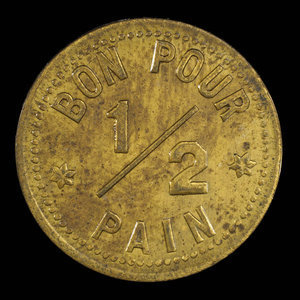 Canada, E. Renaud (fils), 1/2 pain : 1910