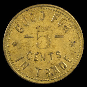 Canada, Nap. Lalonde, 5 cents : 1895