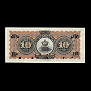 Canada, Sovereign Bank of Canada, 10 dollars : 1 mai 1902