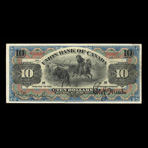 Canada, Union Bank of Canada (The), 10 dollars : 1 juin 1903