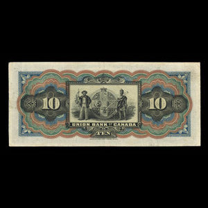 Canada, Union Bank of Canada (The), 10 dollars : 1 juin 1903