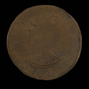 Canada, inconnu, 1/2 penny : 1811