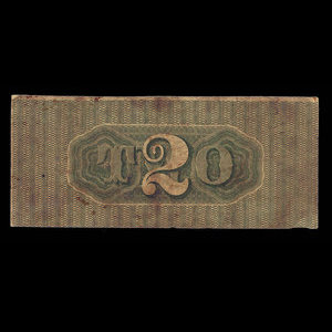 Canada, Bank of Upper Canada (York), 2 dollars : 2 juillet 1859