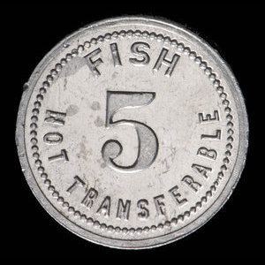 Canada, W.E. Anderson, 5 poissons : 1939