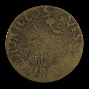 Canada, inconnu, 1/2 penny : 1811