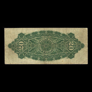 Canada, Union Bank of Canada (The), 20 dollars : 1 juillet 1912