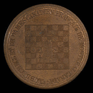 Canada, Club d'Échecs et de Dames Canadien Français de Montréal, année de souscription : 1897