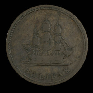 Canada, inconnu, 1/2 penny : 1815