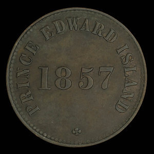 Canada, George Davies, 1/2 penny : 1857