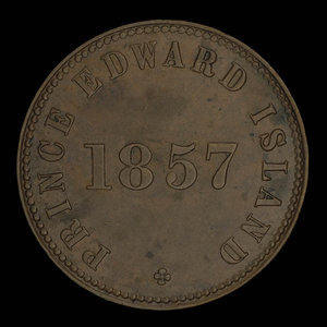 Canada, George Davies, 1/2 penny : 1857