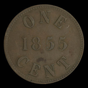 Canada, James Duncan & Co., 1 cent : 1855