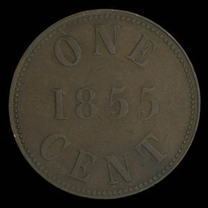 Canada, James Duncan & Co., 1 cent : 1855