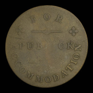 Canada, inconnu, 1/2 penny : 1815