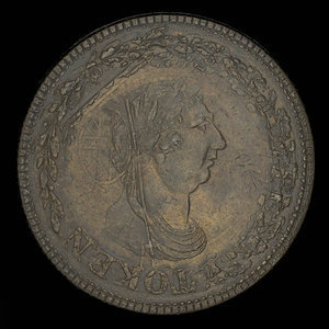 Grande-Bretagne, Scorrier House, 1 penny : 1812