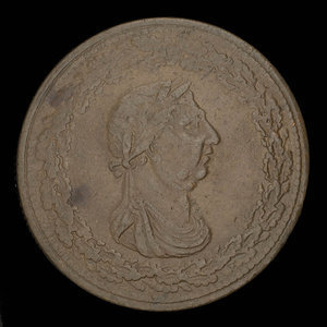 Canada, inconnu, 1 penny : 1814