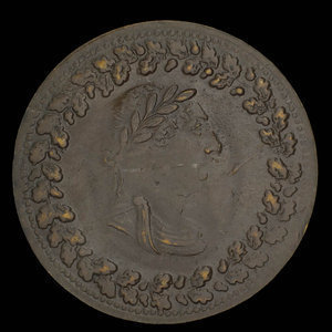 Canada, inconnu, 1/2 penny : 1812