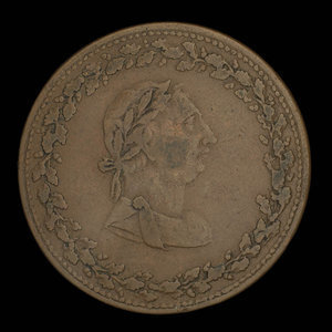 Canada, Joseph Tiffin, 1/2 penny : 1812