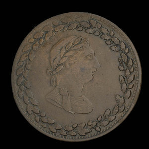 Canada, Joseph Tiffin, 1/2 penny : 1812