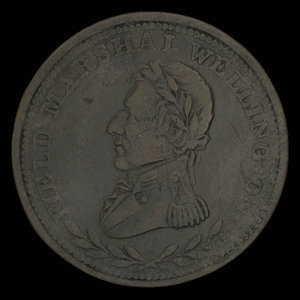 Canada, inconnu, 1/2 penny : 1813