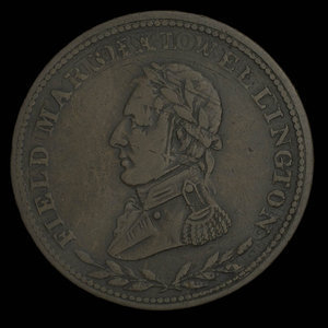 Canada, inconnu, 1/2 penny : 1813