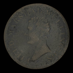 Canada, inconnu, 1/2 penny : 1805