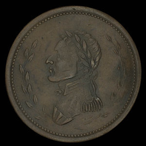 Canada, inconnu, 1/2 penny : 1811