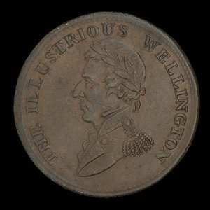 Canada, inconnu, 1/2 penny : 1816