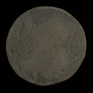 Canada, inconnu, 1/2 penny : 1830