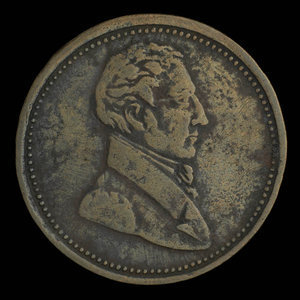 Canada, inconnu, 1/2 penny : 1830