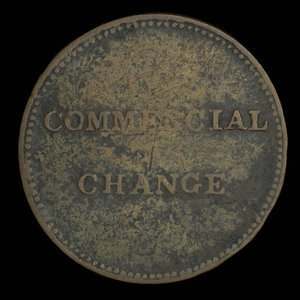 Canada, inconnu, 1/2 penny : 1830