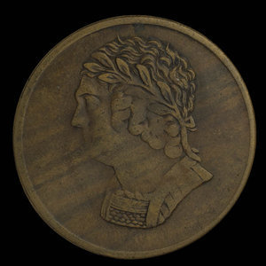 Canada, inconnu, 1/2 penny : 1820