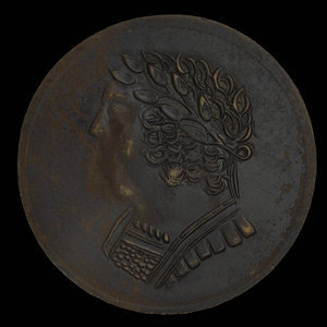 Canada, inconnu, 1/2 penny : 1820