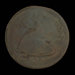 Canada, inconnu, 1/2 penny : 1811