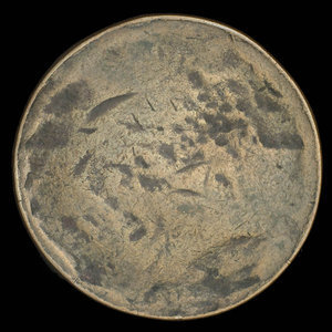 Canada, inconnu, 1/2 penny : 1838