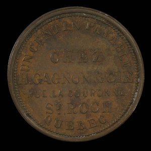 Canada, Maison Jacques Cartier, 1 cent : 1915